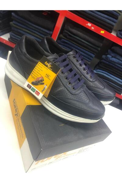 FOREX Dr. Recommended Genuine Leather Men's Casual Shoes Black