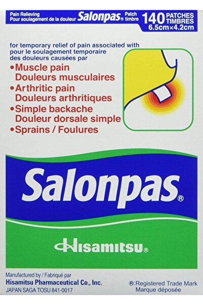 Salonpas Pain Relieving Patch - 140 Patches