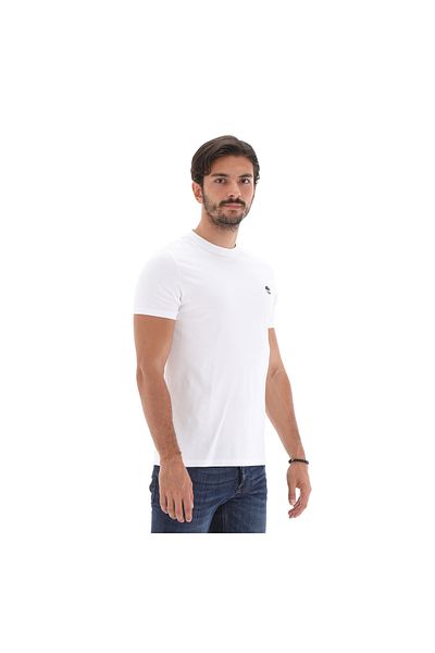 Timberland B0a2bpr1001-r Ss Dunstan River Jersey - Tricou alb slim fit pentru bărbați