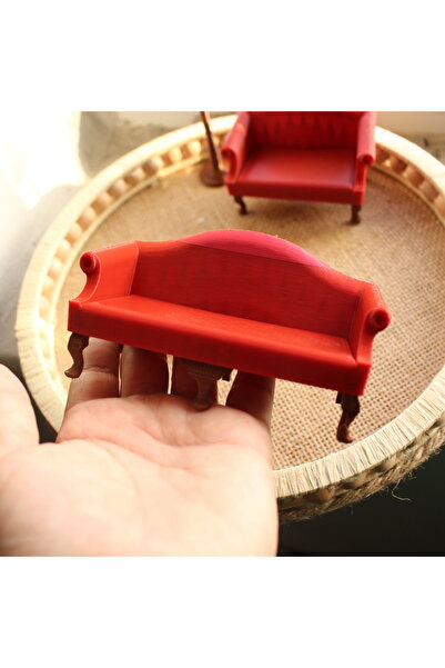 TRENDİN YOLU Minyatür iki adet kanepe ve lambader