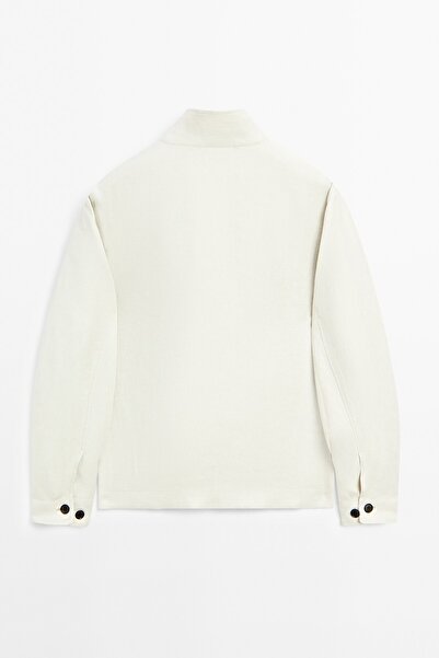 Massimo Dutti %100 Keten Hakim Yaka Ceket
