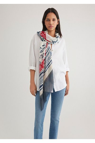 Mavi Printed Shawl 1912948 -33004