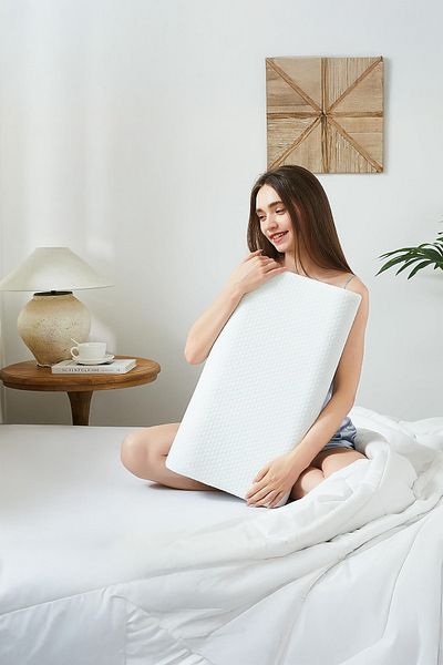 ORTHOTECH Orthopedic Comfortable Visco High Neck Supported Visco Pillow