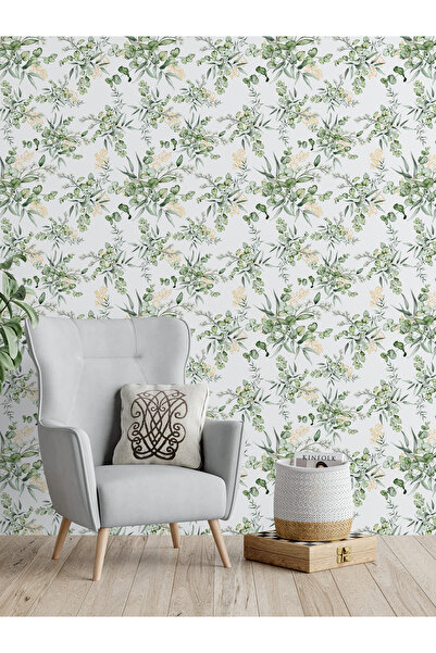 dreamwall Çiçek Temalı  Duvar Kağıdı -Isı ve Ses Yalıtımı Yırtılmaz