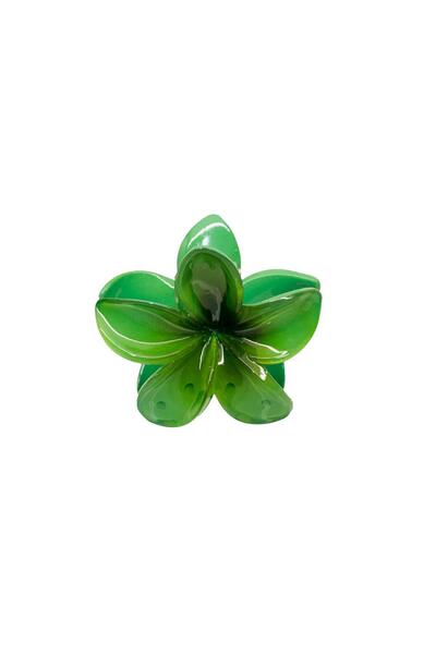 New Obsessions Large Hibiscus Luxury Acetate Latch Buckle