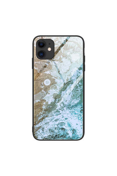 REDz Accessories Carcasă compatibilă cu iPhone 12 Mini, model Snow Line, anti...