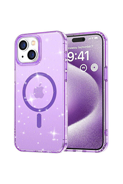 REDz Accessories Θήκη Shine Armor MagSafe, Ενσωματωμένο Glitter, Για Προστασί...