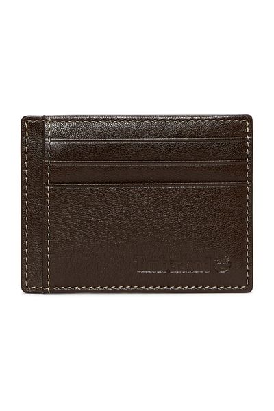 Timberland B0A2Mmx2141-R Milled Milled Card Case Male C &amp; Uuml;Zdan Coffee