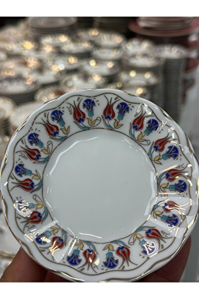 hediye ESTERHOMEDECOR 6’lı porselen çay tabağı