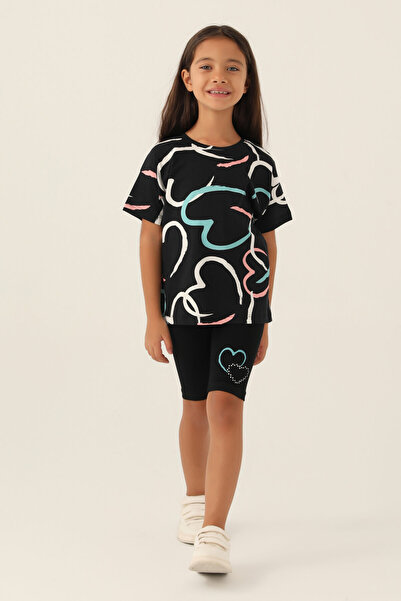 Rolypoly بدلة برمودا سوداء للبنات