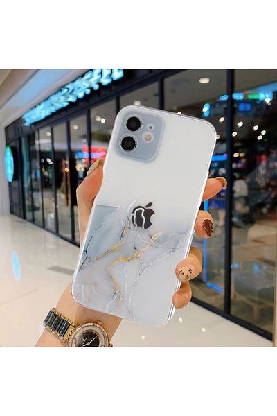 REDz Accessories Carcasă Artistic Design, silicon, compatibilă cu iPhone 13 Pro, transparentă, gri deschis