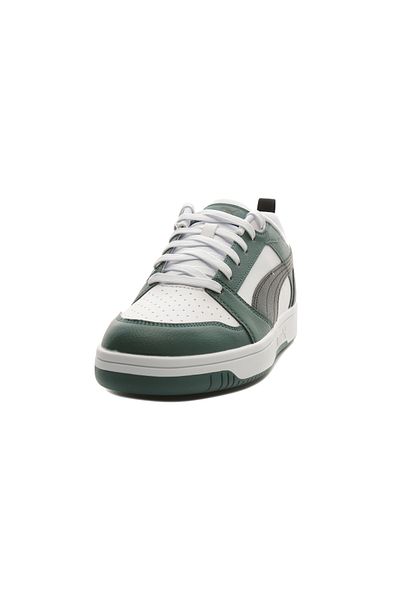 Puma Puma Rebound V6 Low Shoes - White, Black and Large Light Blue
