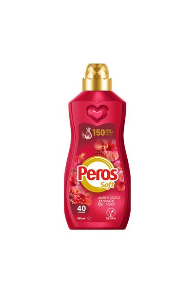 Peros Fabric Concentrated Softener Amber & Sandal 960 ml
