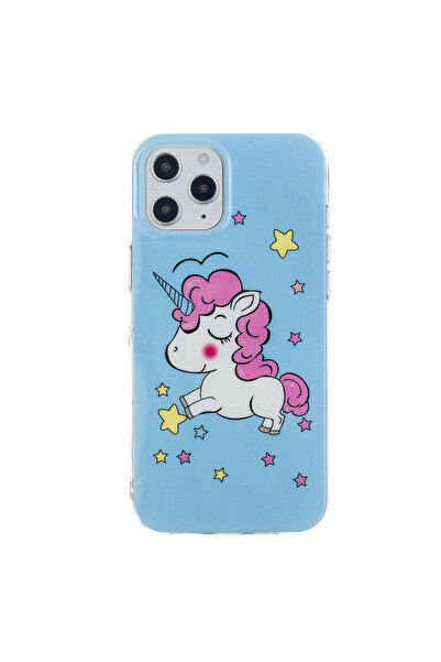 REDz Accessories Силиконов калъф за iPhone 12 с фосфоресциращ мотив на бебе е...