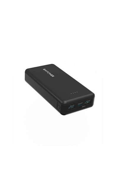 RavPower RAVPower Pioneer 20000mAh 15W Dual USB, Type-C, and Micro USB Ports