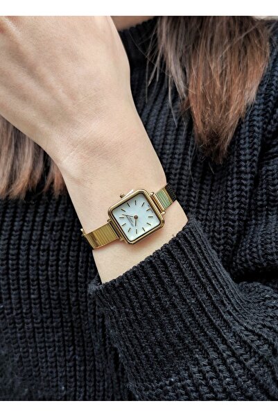 Lee Cooper LC08138 Kare Kadran Minimal Tasarım 3 Atm Su Geçirmezlik Kadın Kol Saati