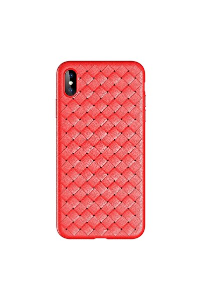 REDz Accessories Калъф Rock, Съвместим с iPhone XS / X, червен, модел Slim We...