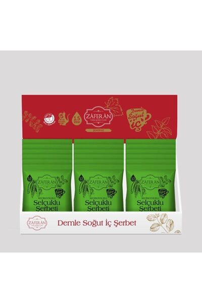 Zaferan Türk Şerbetleri Selçuklu Şerbeti 3x1.5 Lt. Keçiboynuzu Şerbeti Ramazan Şerbeti Doğal Şerbet