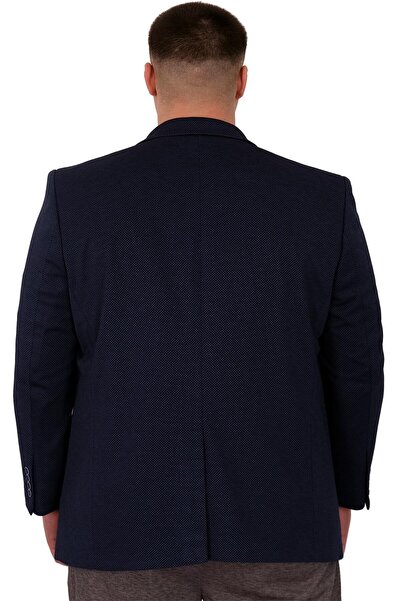 ModeXL Ανδρικό σακάκι μεγάλου μεγέθους Mode XL Diago 23027 Indigo