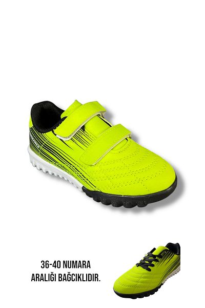 İdeal Cool Ronaldo Boys' Comfortable Football Cleat Shoes with Normal Sole Band