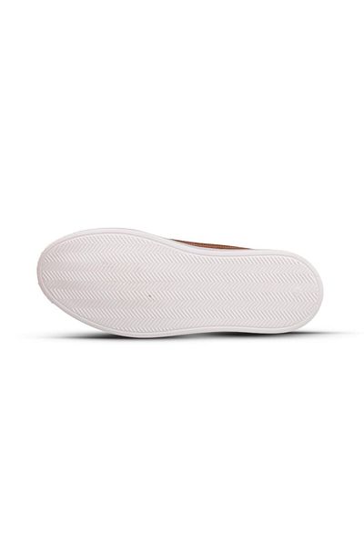 MP PREMIUM Ανδρικά παπούτσια casual - White-Tan, δέρμα Nubuck