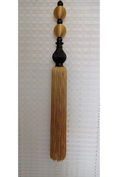 serART Blavk Line Curtain Middle Pendant Curtain Accessory Gold