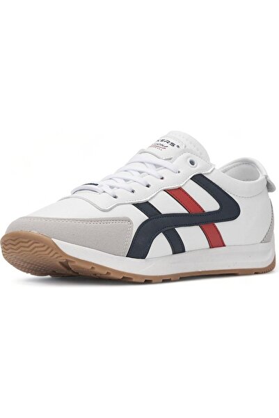 Wickers حذاء Merdane 2635 أبيض وأزرق داكن وأحمر للرجال