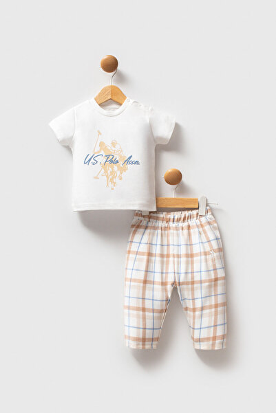 U.S. Polo Assn. U.S. Polo Assn Baby Boy White Baby Set
