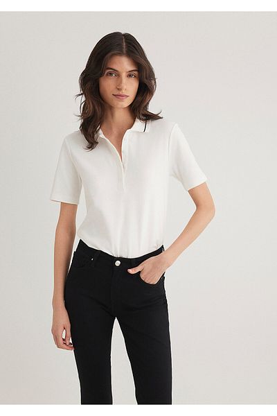 Mavi Ecru Polo T-Shirt Slim Fit 1612913 -70057