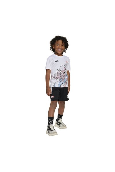 adidas Σετ παιδικές φόρμες Marvel Spider-man Jf3655-c X White