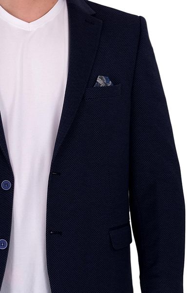 ModeXL Ανδρικό σακάκι μεγάλου μεγέθους Mode XL Diago 23027 Indigo
