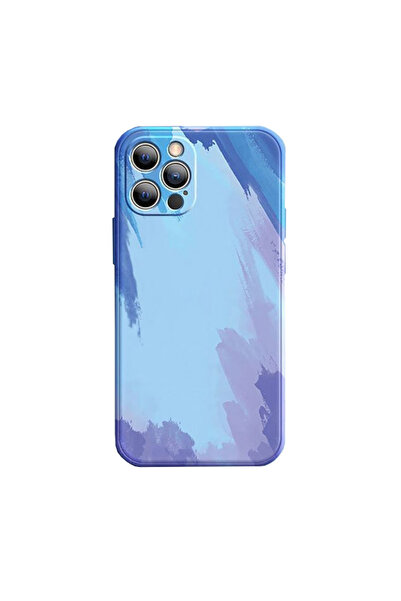 REDz Accessories Carcasă Gradient, Silicon, Compatibilă cu iPhone 12 Pro, Albastră