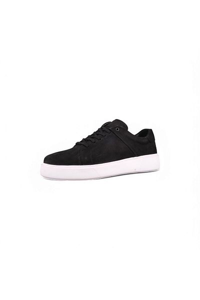 M.P. Men's Casual Shoes - Black Nubuck, Nubuck Leather