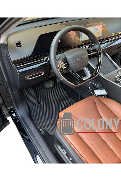 COLONY Chery Omoda 5 Hücreli Premium Eva Paspas Seti Tam Set Paspas Takımı Siyah