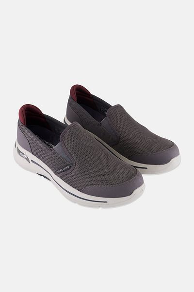 SKECHERS Men Slip On Outdoor Shoes, Grey
