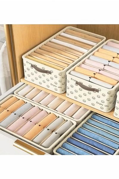 Generic DUNISO 3 Pieces Foldable Closet Storage Organizer