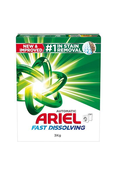 Ariel Automatic Fast Dissolving Washing Powder Value Pack 3 kg