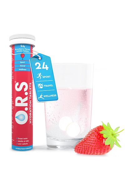 Not Applicable O.R.S. Hydration Tablets – Strawberry Flavour (24 tablets)