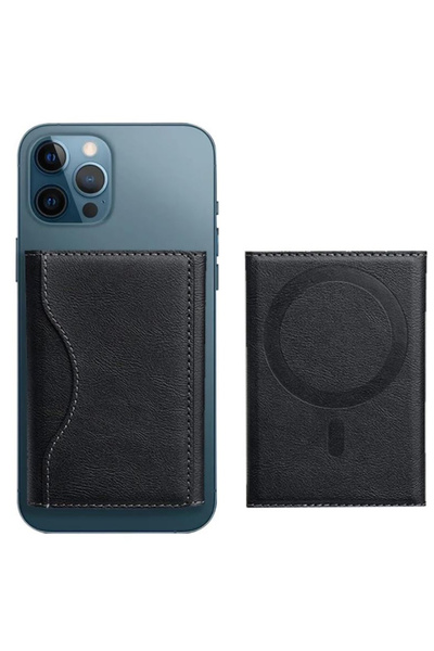 REDz Accessories Portofel MagSafe pentru iPhone, pliabil, 6 sloturi pentru ca...