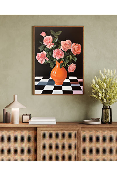 woodhomeworks Tek Parça Salon Ofis Dekor Tablo Ttk