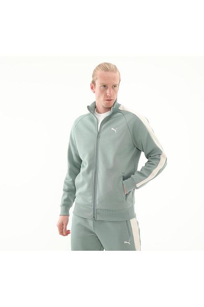 Puma Puma T7 mereu pe cale 629587 -30 Jachetă verde pentru bărbați