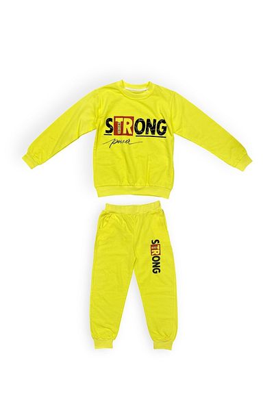s.t. sebat tekstil Girl's Printed Tracksuit Suit Sb625