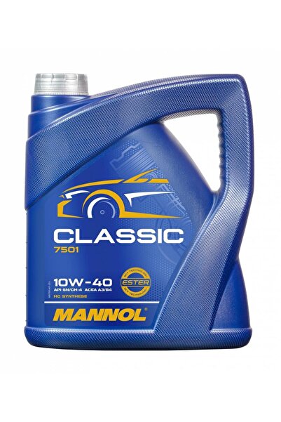 MANNOL MN7501-4 CLASSIC SAE 10W-40 4 L MOTOR YAĞI API SN/CF ACEA A3/B4