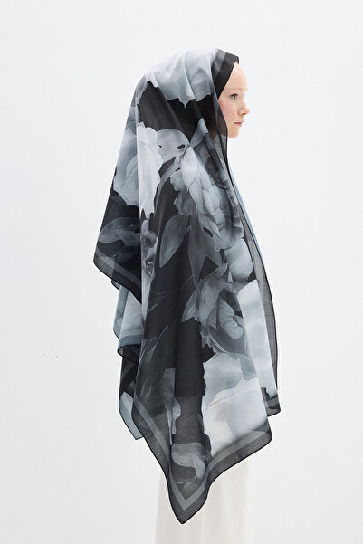 Genel Markalar Scarf Lotus Soft Şal Collection - Siyah Gri