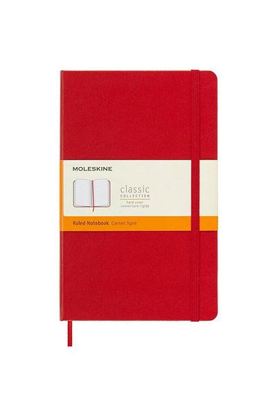 Moleskine Caiet de dimensiuni mari, roșu, cu 240 de pagini