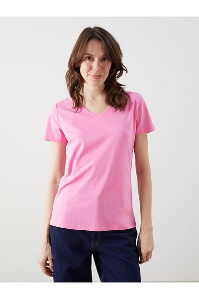 LC Waikiki Γυναικείο T-Shirt LCWAIKIKI Classic με λαιμόκοψη