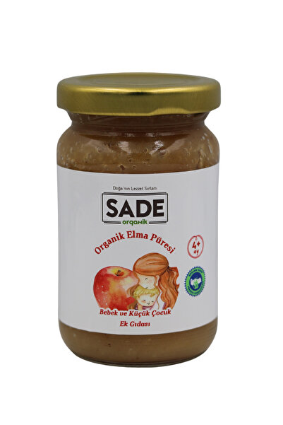 Sade Organik Organik Elma Püresi 100gr 4 Ay