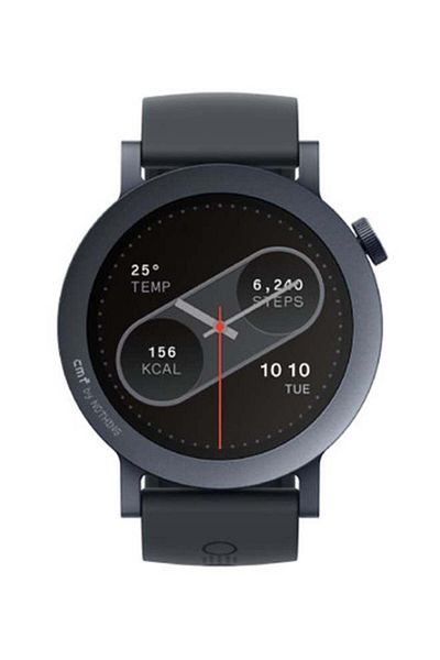 cmf by NOTHING ساعة برو 2، شاشة AMOLED مقاس 1.32 بوصة، نظام تحديد المواقع العالمي (GPS) مدمج متعدد الأنظمة، 120 وضعًا رياضيًا، خوارزمية نوم ذكية