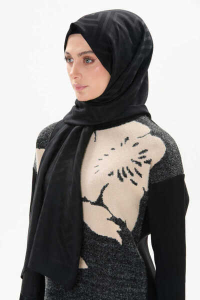 Setrms Geometrik Desenli Yün Şal