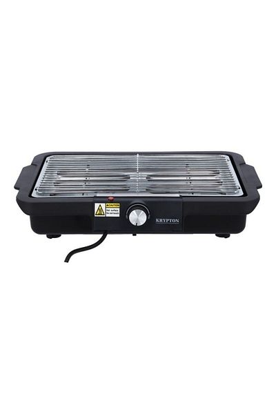 KRYPTON Smokeless Bbq Grill – 2000w Electric Grill, Black, Ideal For Home & Outdoor Use
